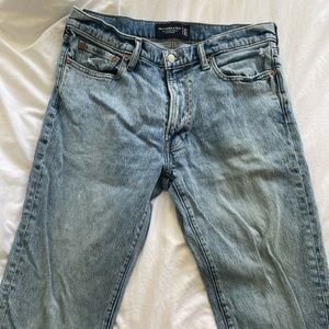 Abercrombie slim straight jeans.